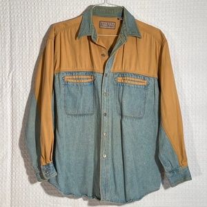 Mens Arizona Denim Shirt Size L